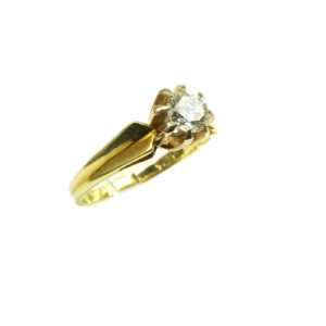 Diamant Solitär Ring mit 0.75 ct Brillant - Vintage Verlobungsring