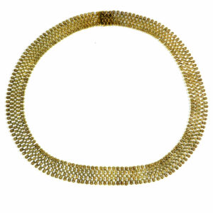 Antikes Gold Collier - Halskette in 14K Gold, um 1930