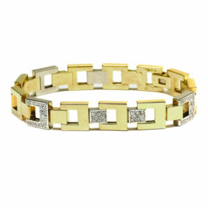 Pomellato Diamant Armband mit 1.2 ct Brillanten in 18 K Gelb- und Weißgold