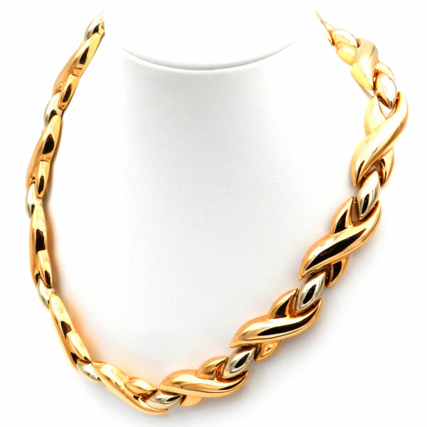 Cartier 750 18K Gold Collier Halskette Arabesque kaufen Stephanie Bohm Luxusschmuck gebraucht