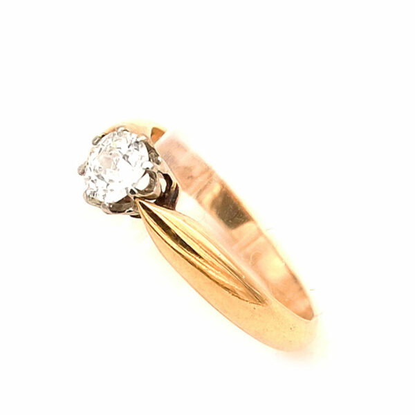 Diamant Ring antik Verlobungsring 05 carat rose gold Stephanie Bohm Antikschmuck