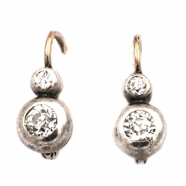 Antike Diamant Ohrringe Wien Gold Silber kaufen Stephanie Bohm Antikschmuck
