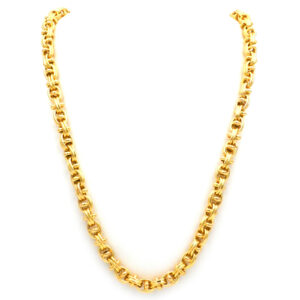 Halskette Gold Kette 60cm lang dick 585 kaufen Stephanie Bohm Goldschmuck gebraucht Secondhand vintage
