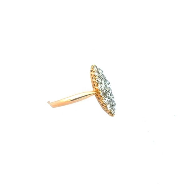 Antiker Diamant Ring Schiffchenring Marquisering Verlobungsring 18K Gold Platin kaufen Stephanie Bohm Antikschmuck