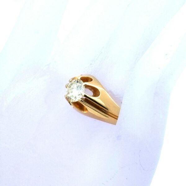 Diamant Solitaer karat Brillant Ring gebraucht kaufen Stephanie Bohm Echtsch-1