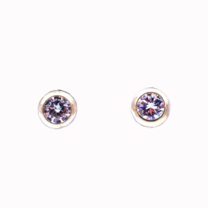 Diamant Ohrringe Ohrstecker Solitaer Brillanten 14K 585 Gelbgold gebraucht kaufen Stephanie Bohm Secondhand Schmuck