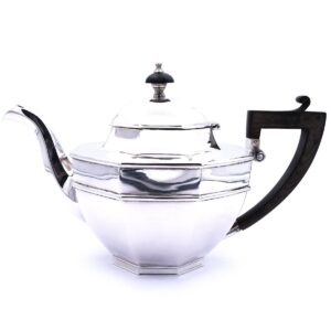 Silber Service Teeservice Teekern Art Deco Sterlingsilber englisch kaufen Stephanie Bohm Silber Antiquitaeten
