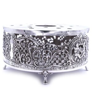 Silber Stoevchen antik Rosenmuster Hildesheimer Rose 925 Sterling Silber Rechaud Widmann kaufen Stephanie Bohm Silber Antiquitaeten
