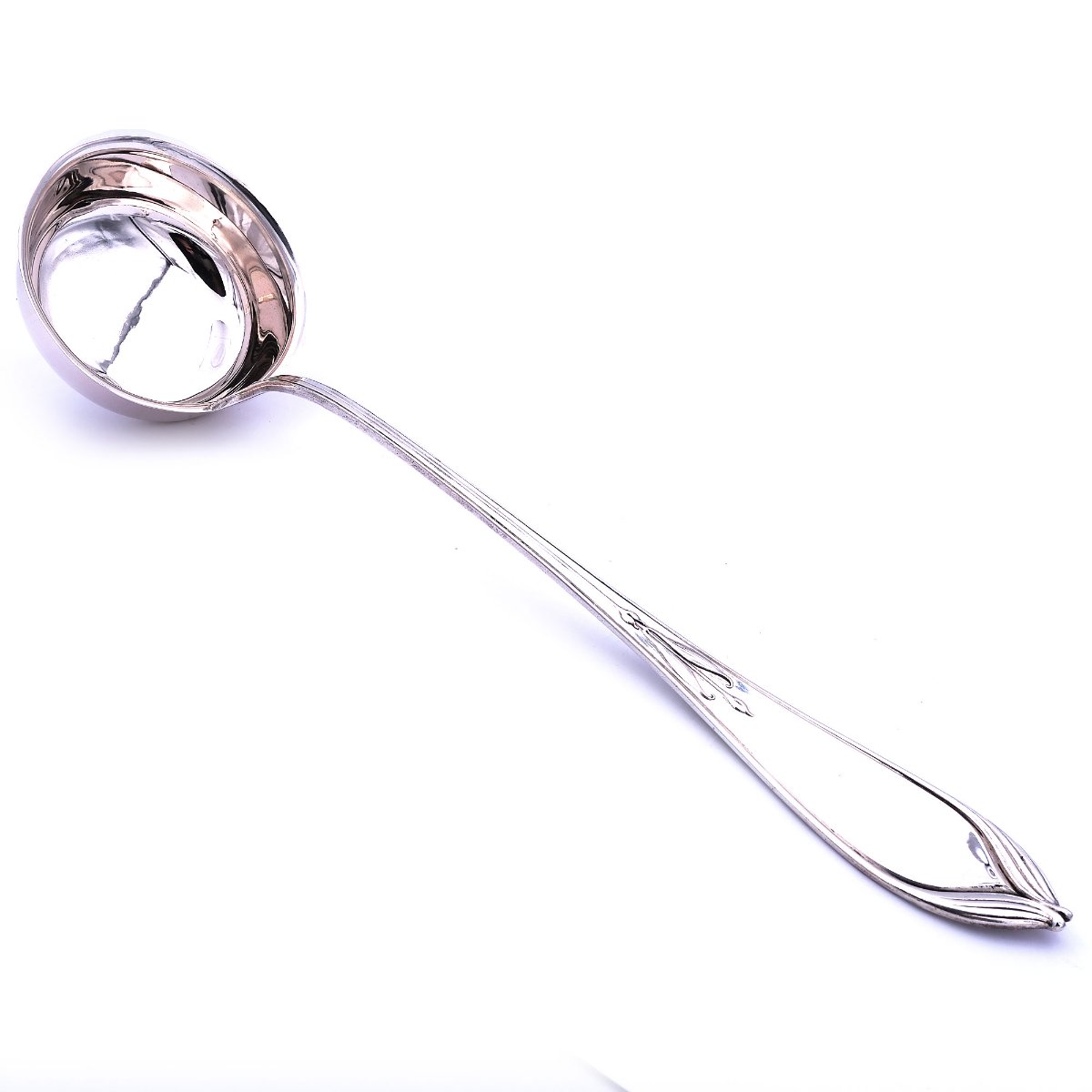 Jugendstil Suppenkelle Bremer Lilie 800 Silber Hugo Leven Koch und Bergfeld kaufen Stephanie Bohm Silber Antiquitaeten