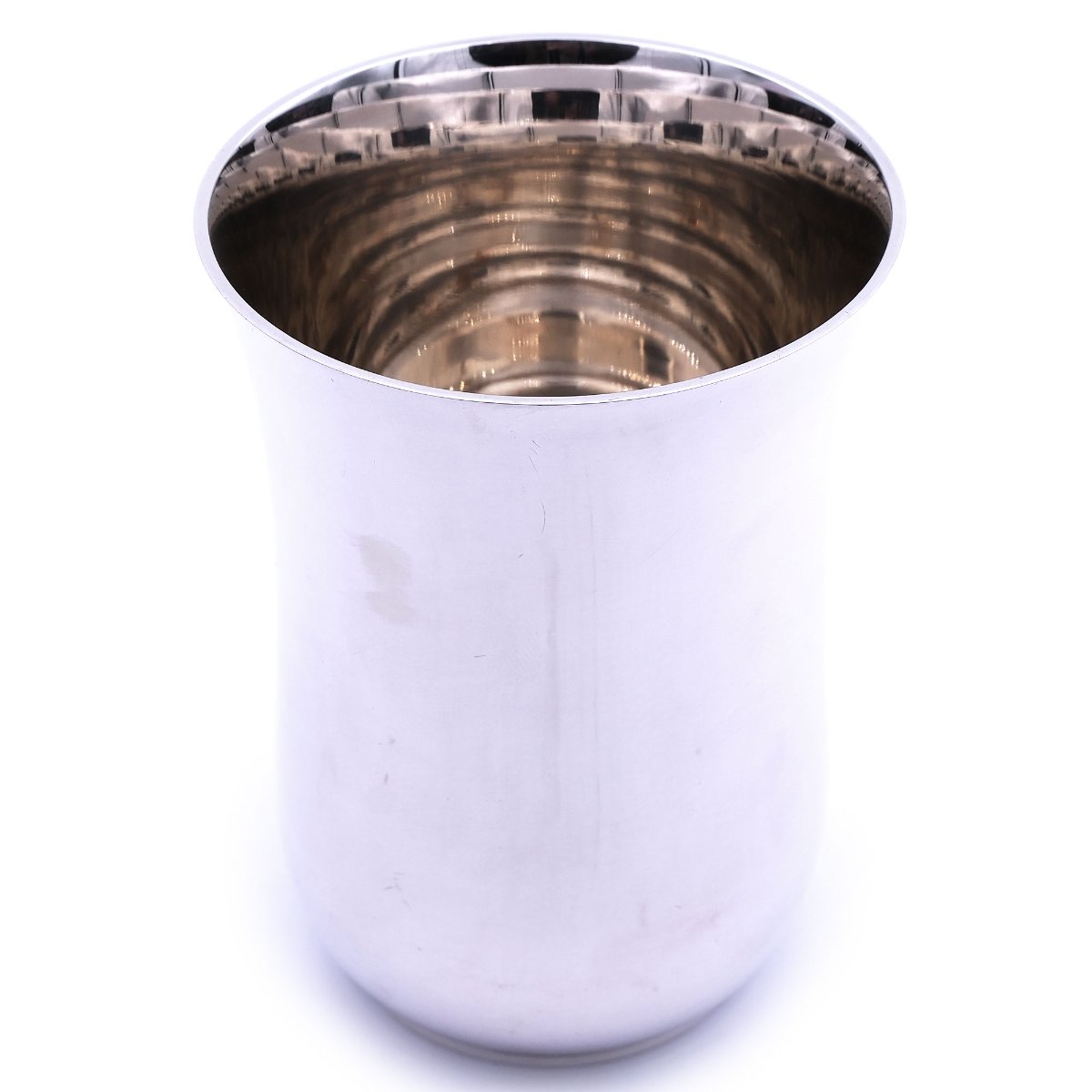 Silber Becher schlicht Tulpenform 925 Sterlingsilber kaufen Stephanie Bohm Silber Antiqutaeten