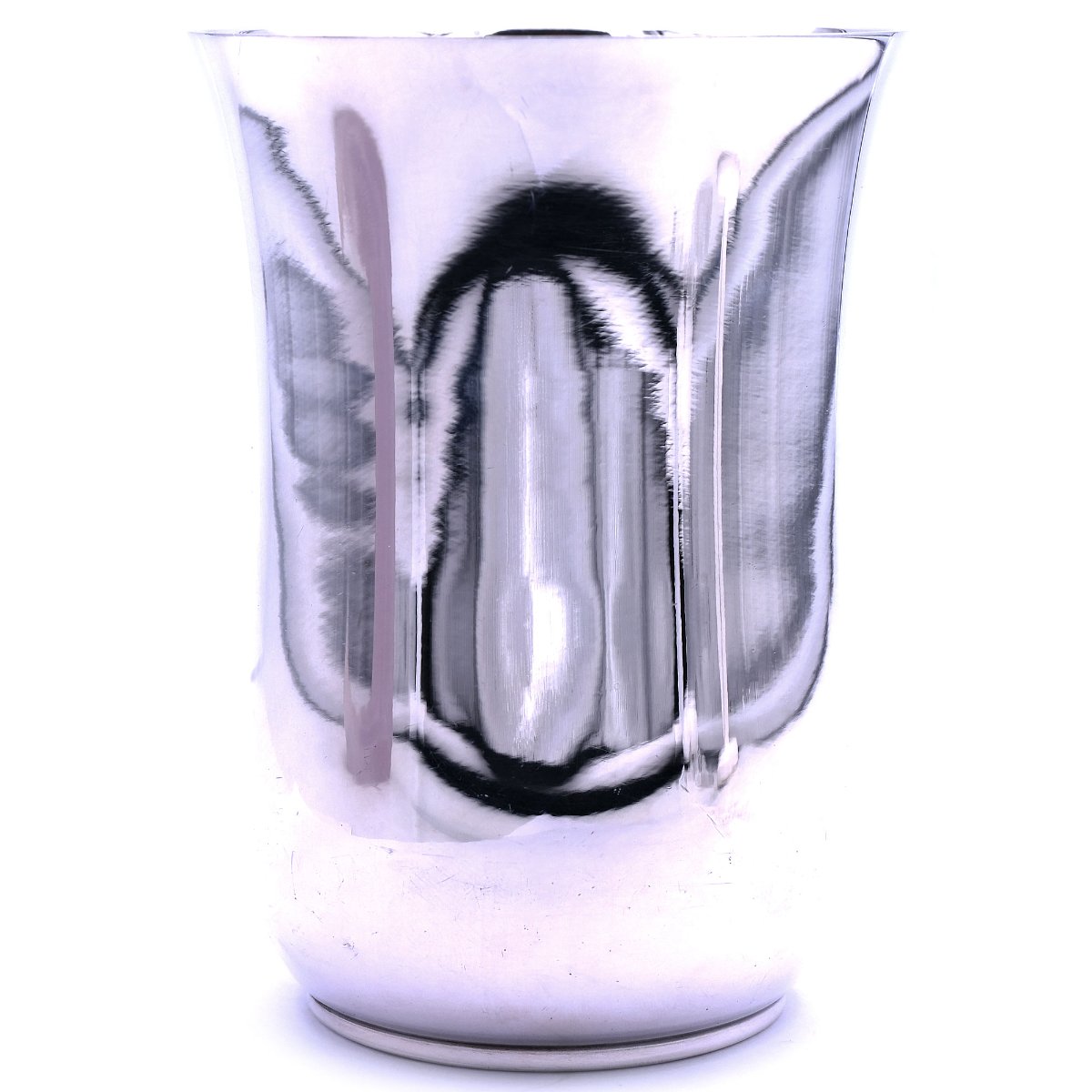 Silber Becher schlicht Tulpenform 925 Sterlingsilber kaufen Stephanie Bohm Silber Antiqutaeten
