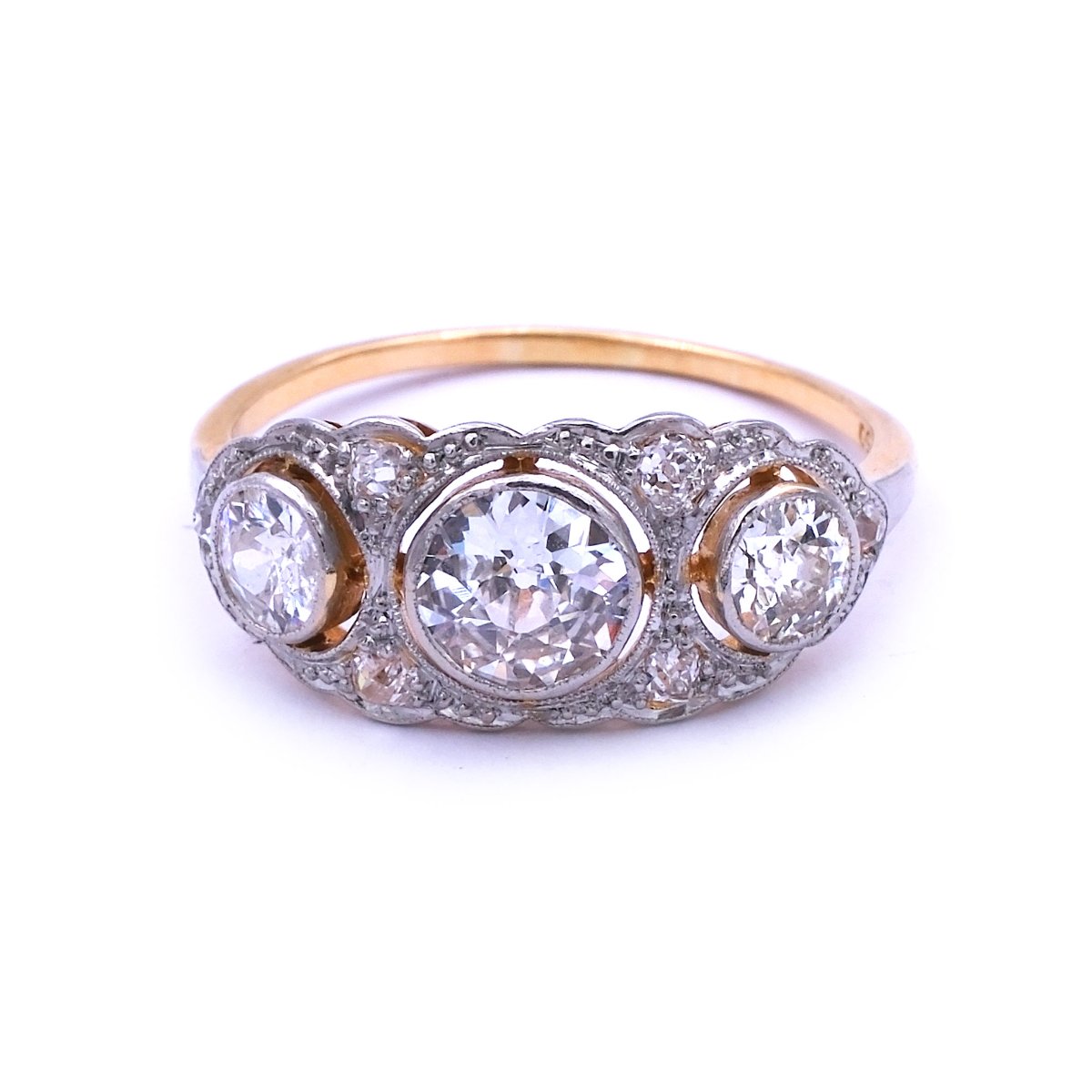 Art Deco Diamant Ring Platin Gold kaufen Stephanie Bohm Antiker Schmuck