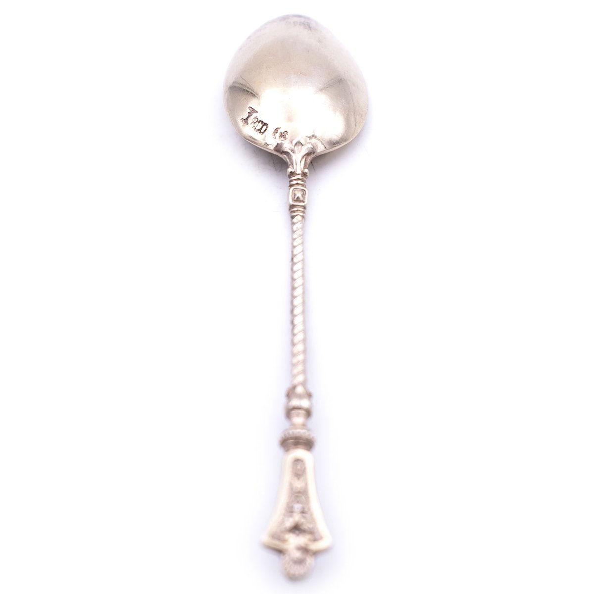 12 Silber Mokkalöffel - Espresso Löffel 800 Silber Vergoldet Koch & Bergfeld um 1880 – Bild 4