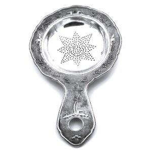 Antikes Silber Teesieb durchbruch kaufen Stephanie Bohm Silber Antiquitaeten