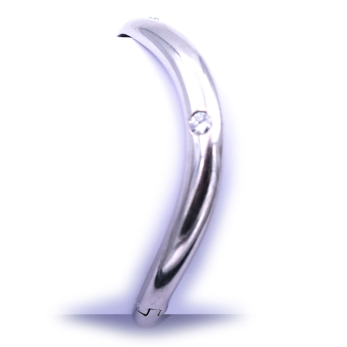 Diamant Armreif Weissgold 585 14K Designerschmuck Echtschmuck gebraucht kaufen Stephanie Bohm Secondhand schmuck