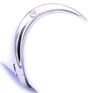 Diamant Armreif Weissgold 585 14K Designerschmuck Echtschmuck gebraucht kaufen Stephanie Bohm Secondhand schmuck