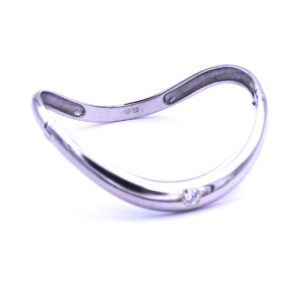 Diamant Armreif Weissgold 585 14K Designerschmuck Echtschmuck gebraucht kaufen Stephanie Bohm Secondhand schmuck
