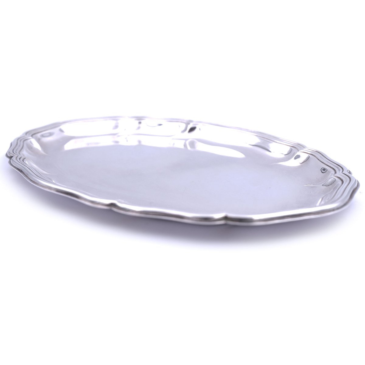 Echt Silber Tablett oval Wilkens Dresdner Barock Chippendale 21 cm 800 Silber massiv gebraucht kaufen Stephanie Bohm Silber Antiquitaeten